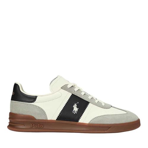 Polo Ralph Lauren Heritage Aera Leather-Suede Sneaker